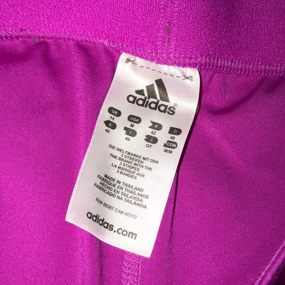 Adidas Neon Purple Spandex Volleyball Shorts - Picture 3 of 5